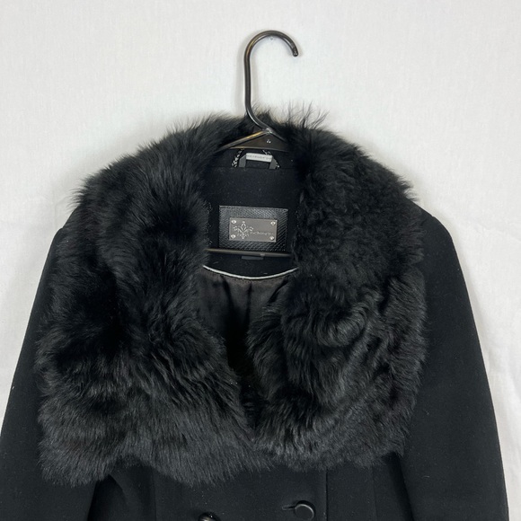Mackage Wool Fur Winter Jacket Sz M - Picture 6 of 13
